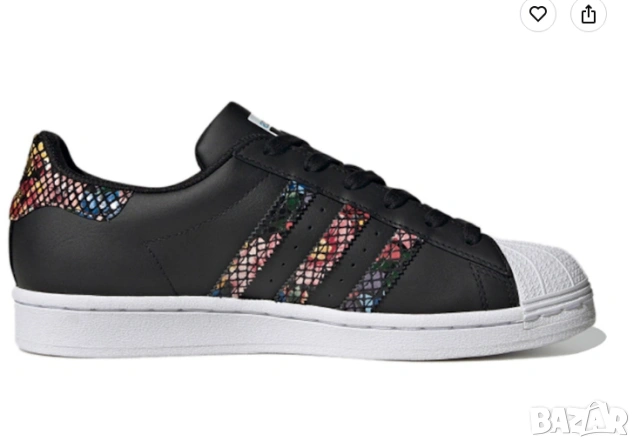 лимитирани маратонки Adidas Superstar 'Floral Snakeskin Print' номер 38 , снимка 4 - Маратонки - 55126894