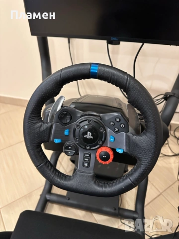 Logitech G29 , Волан , Педали и Скоростен лост за PC или PS, снимка 2 - Джойстици и геймпадове - 54754680