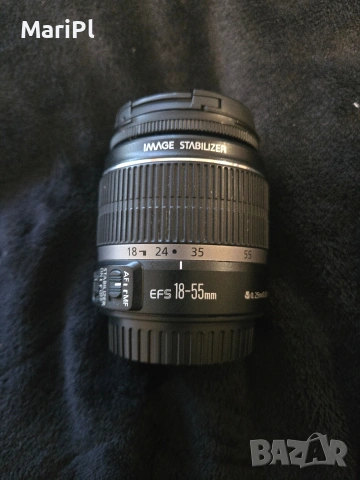Обектив Canon EF-S 18-55mm IS - Отлично състояние