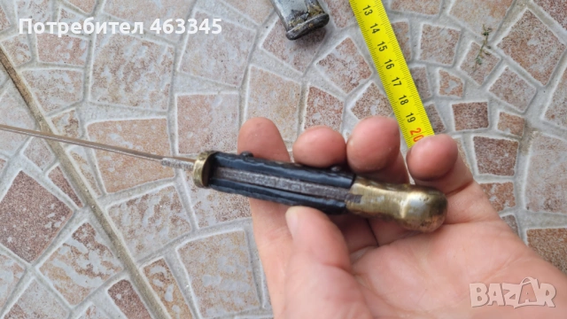 Нож, кама, кинжал, кортик. Румънски кортик, снимка 5 - Антикварни и старинни предмети - 54029858