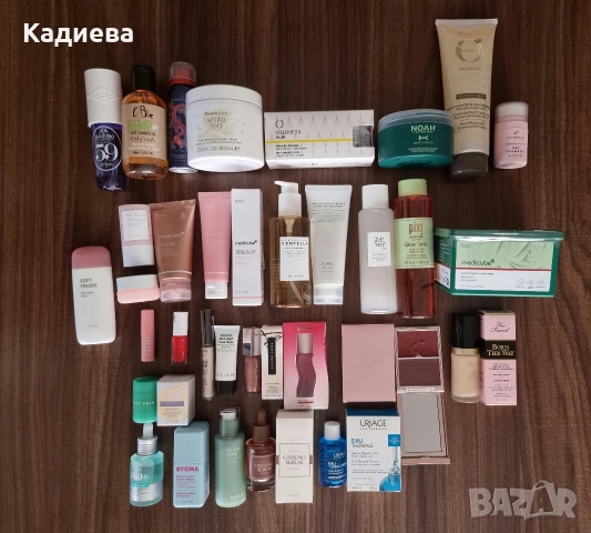 Различна бяла и декоративна козметика за лице, тяло и коса