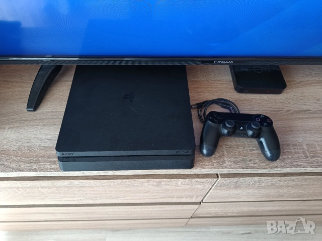 Playstation 4 (ps4) Slim 500GB Отключен 9.00 с 1 джойстик и 9 игри , снимка 2 - PlayStation конзоли - 54633801