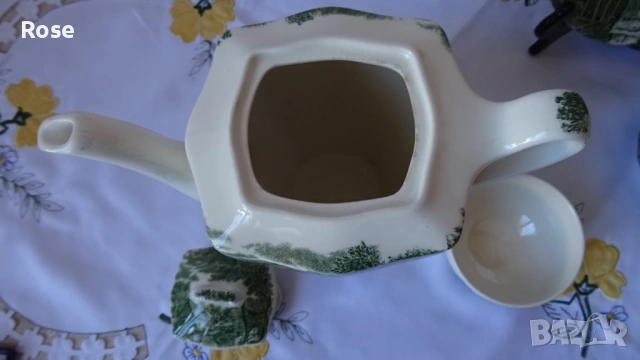 Чинии, чаши, чайник ”Watermill” Англия Johnson Brothers., снимка 16 - Сервизи - 53956066