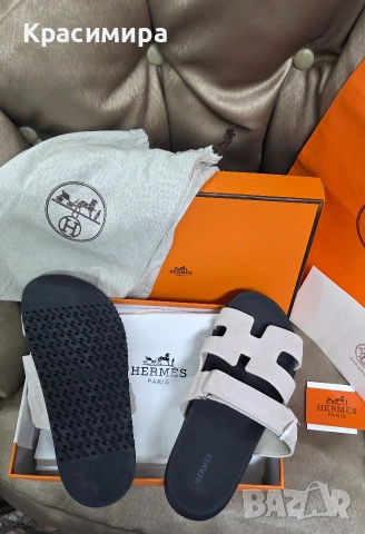 НАМАЛЕНИЕ Hermes чехли, снимка 4 - Мъжки чехли - 55083361