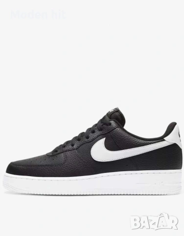 Оригинал! NIKE Air Force 1 Shoes Black/White мъжки сникърси, снимка 5 - Маратонки - 54442801