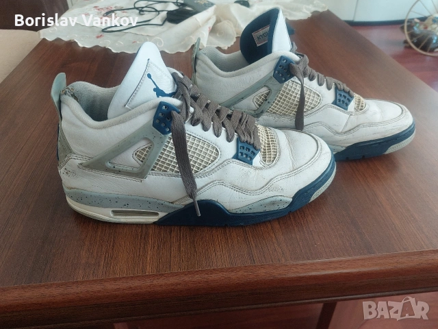 Air Jordan 4 Navy blue , снимка 3 - Ежедневни обувки - 55248726