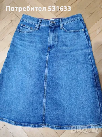 Дънкова пола Tommy Hilfiger 