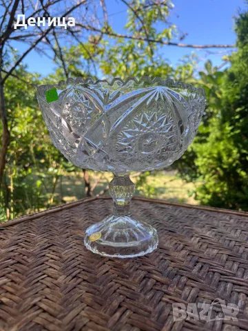 Масивна кристална купа, снимка 2 - Други - 55316644
