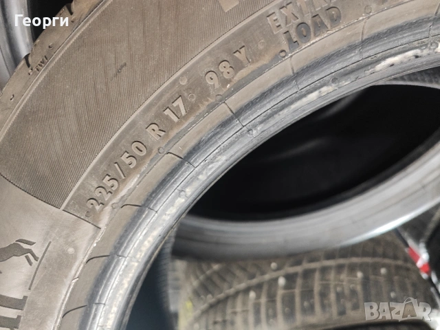 2бр. летни гуми 225/50/17 Continental, снимка 6 - Гуми и джанти - 54394498