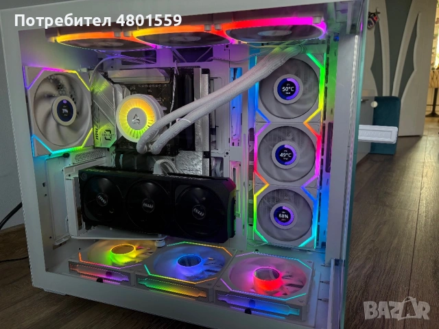 Гейминг Компютър 7950x3d RTX 5080 64ram 2 tb ssd, снимка 2 - Геймърски - 54429288