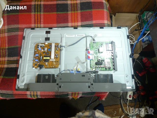Продавам LG 39LB650V с повреден мейн борд, снимка 2 - Части и Платки - 55090828