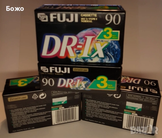 Чисто нови аудиокасете Fuji DR-Ix 90 Type I Normal