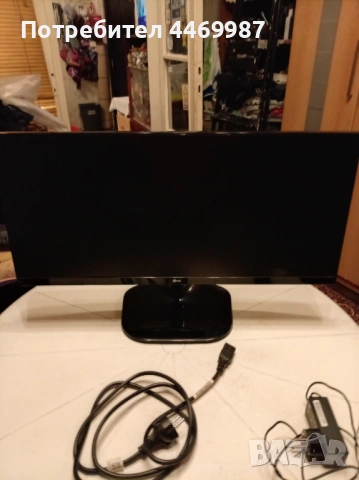 LG монитор със всички кабели, снимка 6 - Монитори - 54232945