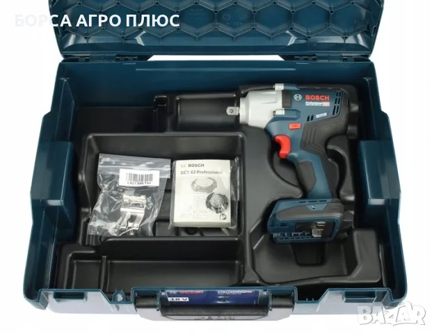 Bosch GDS 18V-450 PC 450Nm 18V Ударен гайковерт Professional SOLO Нов, снимка 3 - Винтоверти - 55578935