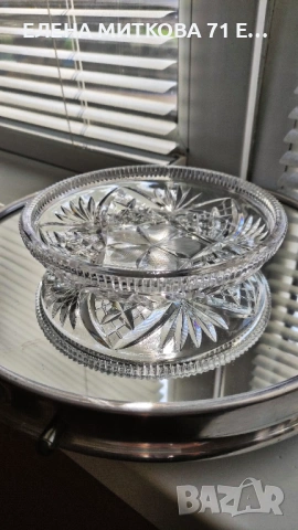 Кристални купички комплект от 4 бр., снимка 4 - Чинии - 54272517