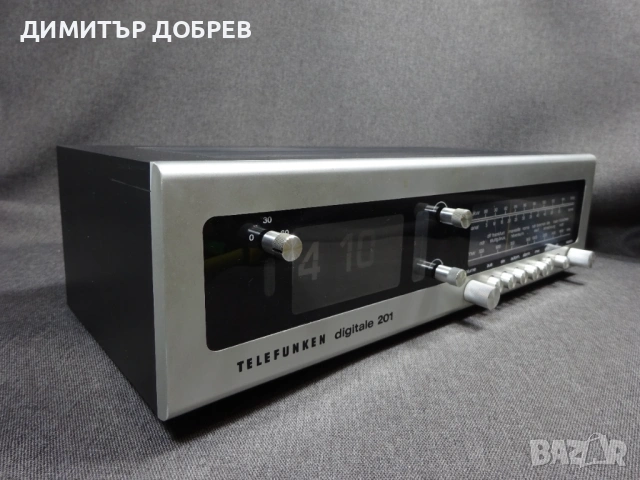 СТАР РЕТРО ТРАНЗИСТОР РАДИО FLIP CLOCK ЧАСОВНИК TELEFUNKEN DIGITALE, снимка 3 - Радиокасетофони, транзистори - 54068314