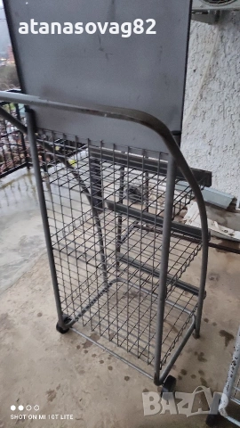 Стелажи за магазин с колелца, снимка 9 - Стелажи и щандове - 53979519