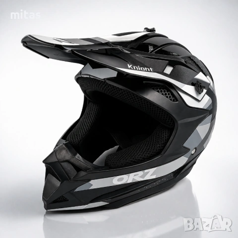 Кросова каска ORZ Sport, Full Face, DOT Сертификат, Размер: S; XL;, снимка 3 - Аксесоари за велосипеди - 51610532