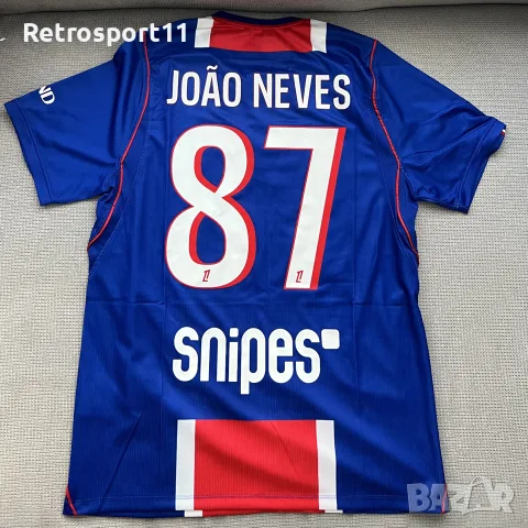ПСЖ João Neves #87 | Цял Футболен Екип PSG 26/27 | Размер L |, снимка 11 - Футбол - 55592131
