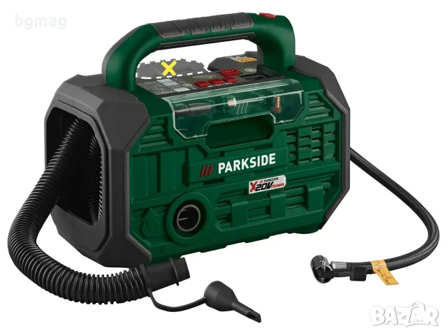 PARKSIDE PKA 20-Li C3,20V компресор и въздушна помпа,без батерия и без зарядно устройство, снимка 6 - Други инструменти - 55451406