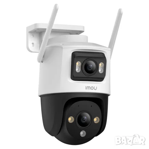 Двойна Wi-Fi Камера IMOU Cruiser Dual 10MP (2x5MP) - Въртяща, Външна, Smart, снимка 3 - IP камери - 55400839