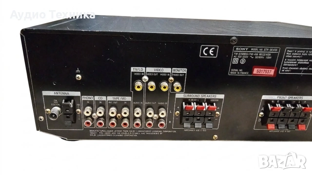 Sony STR-DE405, снимка 4 - Ресийвъри, усилватели, смесителни пултове - 54636647