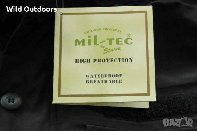 MIL-TEC - водоустойчиво тактическо яке, размер L, снимка 3 - Екипировка - 54045644