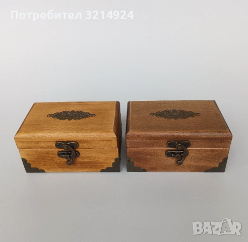 Декоративни дървени кутии с орнаменти, снимка 2 - Декорация за дома - 54618719