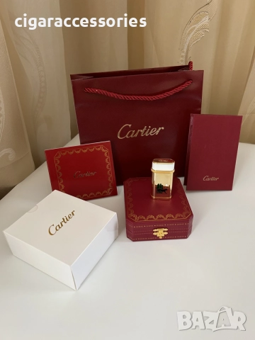 Cartier Panthere запалка с кутия и документи, снимка 6 - Запалки - 55272386