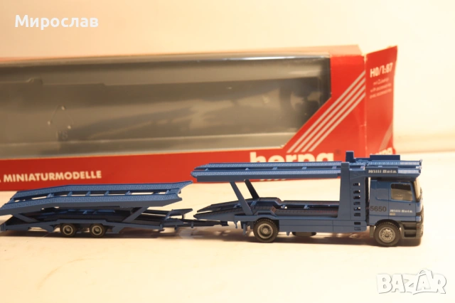 HERPA H0 1/87 MERCEDES WILLI BETZ АВТОВОЗ КАМИОН МОДЕЛ, снимка 9 - Колекции - 54697070