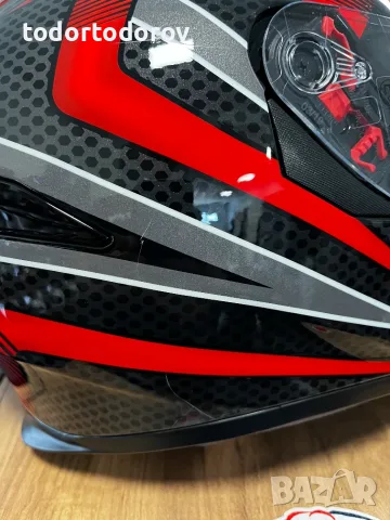Мото каска за мотор AGV K5 HURICANE ,размер L 59-60 ,вградени очила 293.18 лв. / 149.90 €, снимка 7 - Аксесоари и консумативи - 55493591