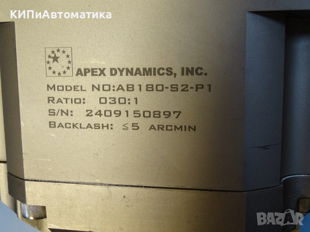 Серво мотор редуктор Apex Dinamics AB180-S2-P1 YASKAWA SGMGV-20ADA61, снимка 7 - Резервни части за машини - 54580307