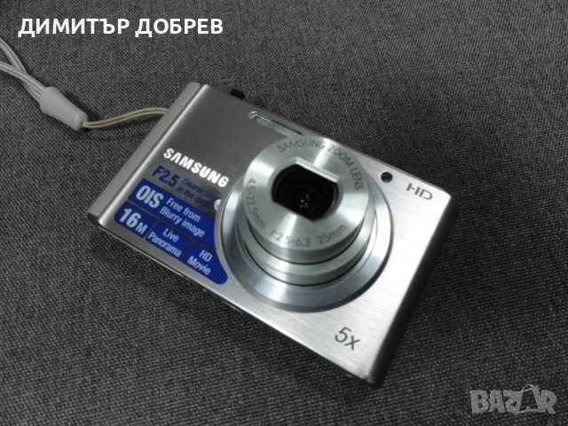 ЦИФРОВ ФОТОАПАРАТ SAMSUNG ST77 16MP CCD DIGITAL CAMERA Y2K, снимка 5 - Фотоапарати - 54834799
