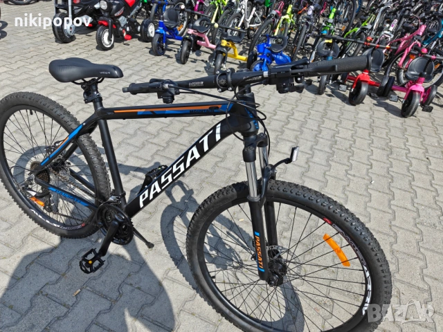 BG Алуминиев велосипед 27.5" PASSAT черен, снимка 4 - Велосипеди - 54398973