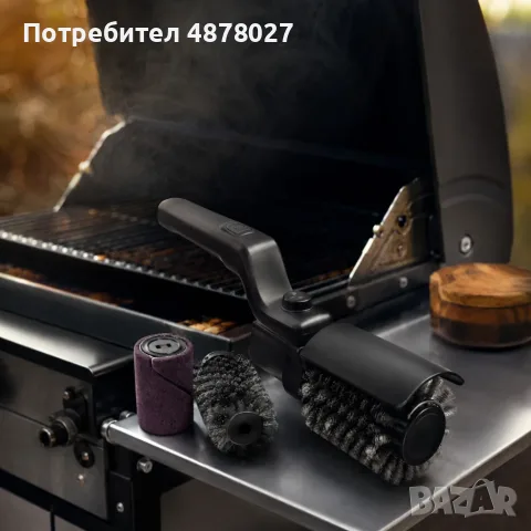 Мощна безжична електрическа четка за почистване на грил и барбекю – 3 скорости, 350 RPM, регулируема, снимка 7 - Мопове, кофи, четки и метли - 55483136