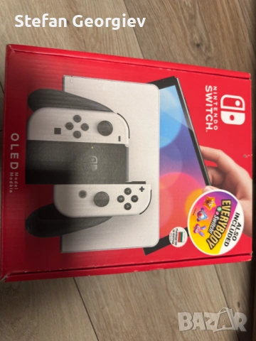 Nintendo Switch OLED (Бял) + 2-ри комплект Joy-Con + 45 Топ Игри (Zelda, Mario, Persona 5), снимка 3 - Nintendo конзоли - 54637914