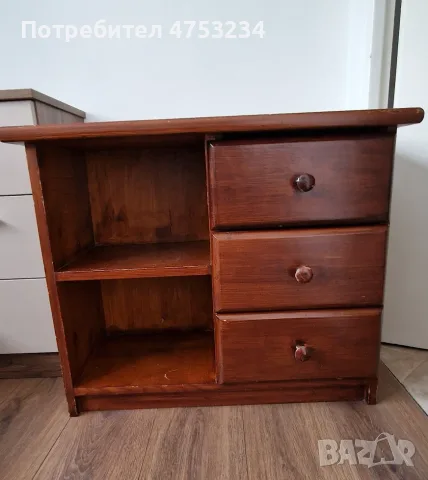 Двукрилен гардероб – масив, снимка 3 - Гардероби - 55607636