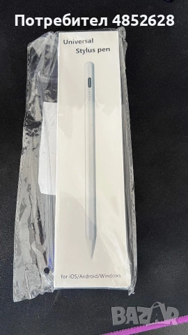 Универсална смарт писалка (Stylus Pen) - за iPad, Android и Windows | С 2 резервни връхчета