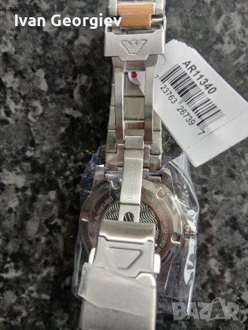 Нов часовник Emporio Armani Diver11340, снимка 8 - Мъжки - 54101387