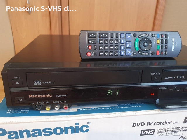 Panasonic DMR-EZ49V DVD-VHS-USB-HDMI recorder, снимка 5 - Плейъри, домашно кино, прожектори - 55197552