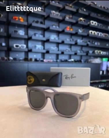 очила с черен обикновен калъф и ув защита Ray Ban, снимка 7 - Слънчеви и диоптрични очила - 54888541