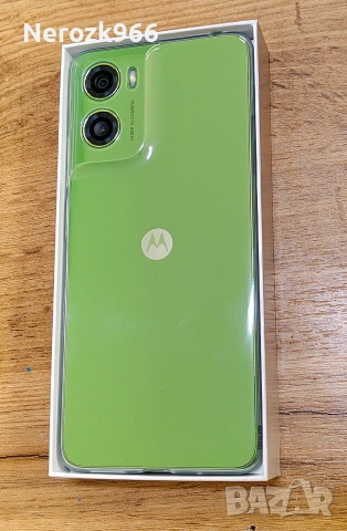 Motorola G06/4GB/128GB- PANTONE TENDRIL (GREEN)-НОВ с гаранция, снимка 2 - Motorola - 54969557
