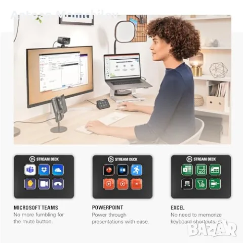 Контролер Elgato stream deck mini 6 LCD клавиша, снимка 3 - Други - 55347449