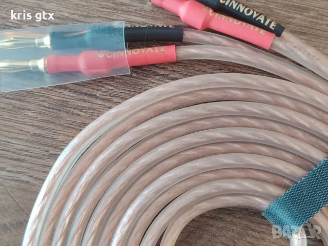 Hi-Fi кабел за тонколони с накрайници тип банани  13AWG  2x4m