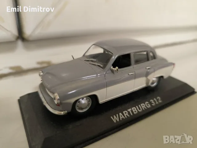 Моделче на Wartburg-312 в мащаб 1:43, снимка 8 - Колекции - 55659049