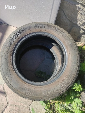 гуми 165 70 14 летни kumho.dot 44 23 г.две 6 мм 2 6.5 мм.бед лепенки и дефекти, снимка 5 - Гуми и джанти - 54707489