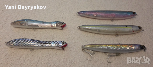 Savage gear panic..Ima skimmer grande 2бр..Ima skimmer 110 1бр..auto walker..Lucky Craft Gun Fish