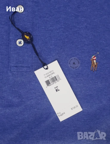 Нова оригинална фланелка Polo Ralph Lauren custom slim fit - размер XL, L, M - 100% памук, снимка 10 - Тениски - 54038332
