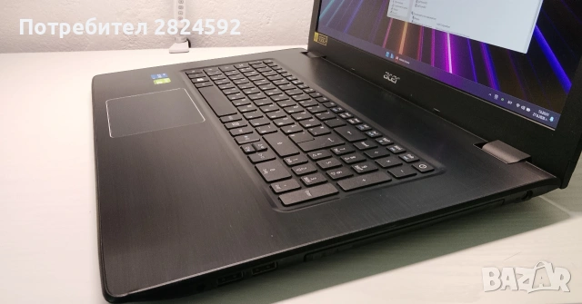 17" Acer/i5/12GB/Nvidia 2GB/256+1000GB/отлична батерия, снимка 6 - Лаптопи за дома - 55071884