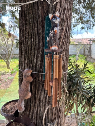 Вятърен звънец Котка, снимка 3 - Градински мебели, декорация  - 54158762